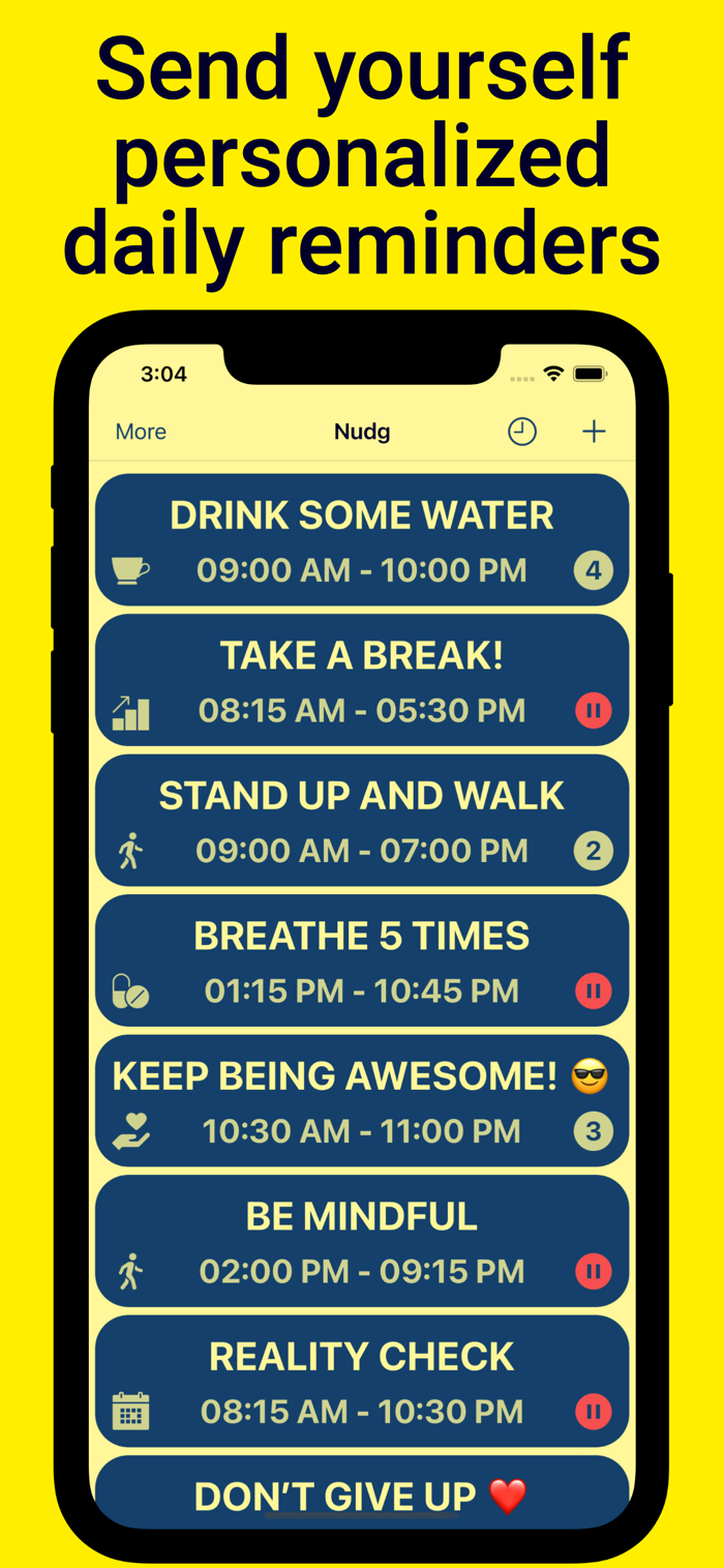 Random Reminders - Nudg - Nudg helps you send useful not