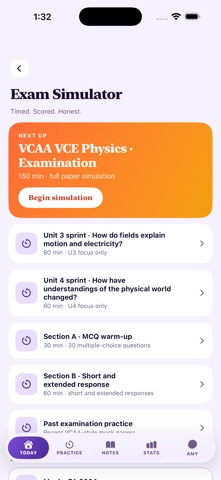 VCE Study Physics iPhone screenshot