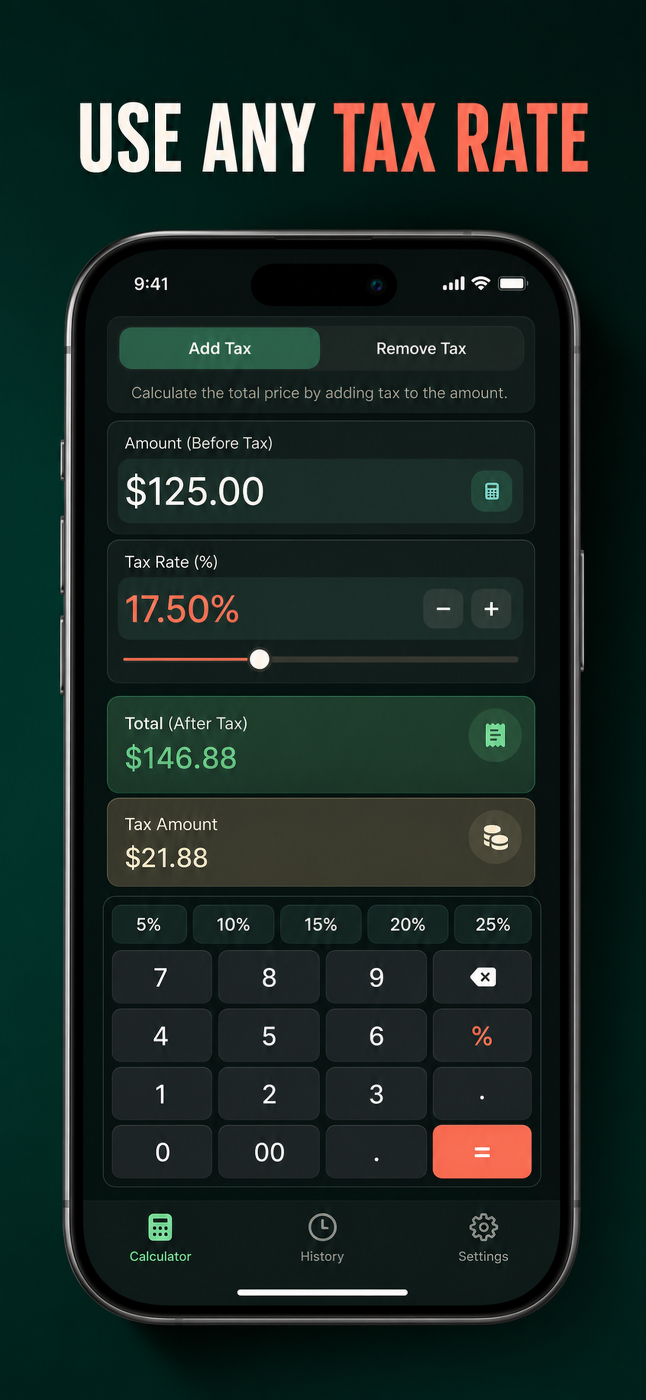 VAT Calculator: Add & Remove screenshot 4