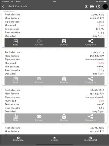 KoffeeSenser iPad screenshot