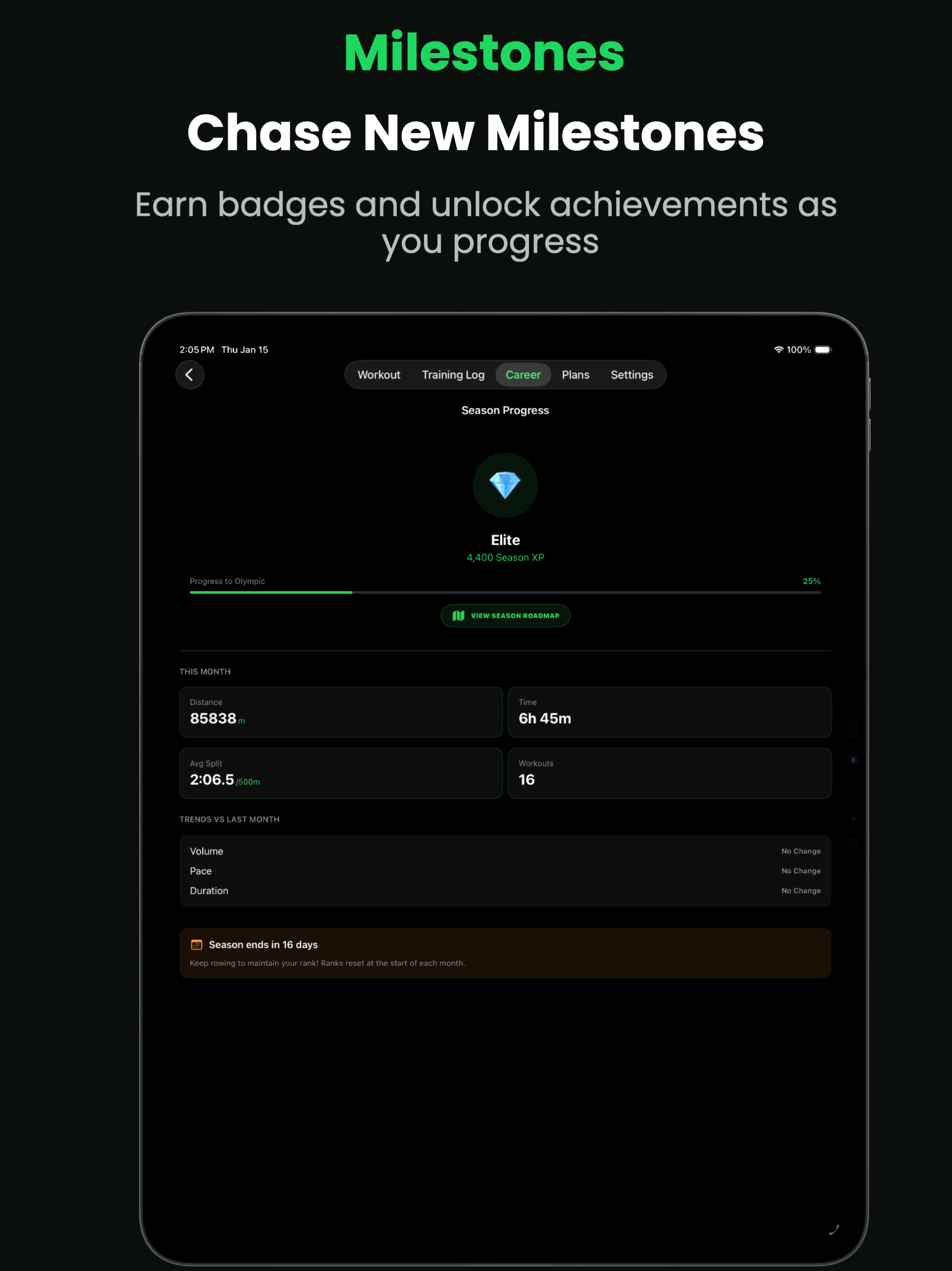SplitRowr: Rowing Erg Monitor screenshot 18
