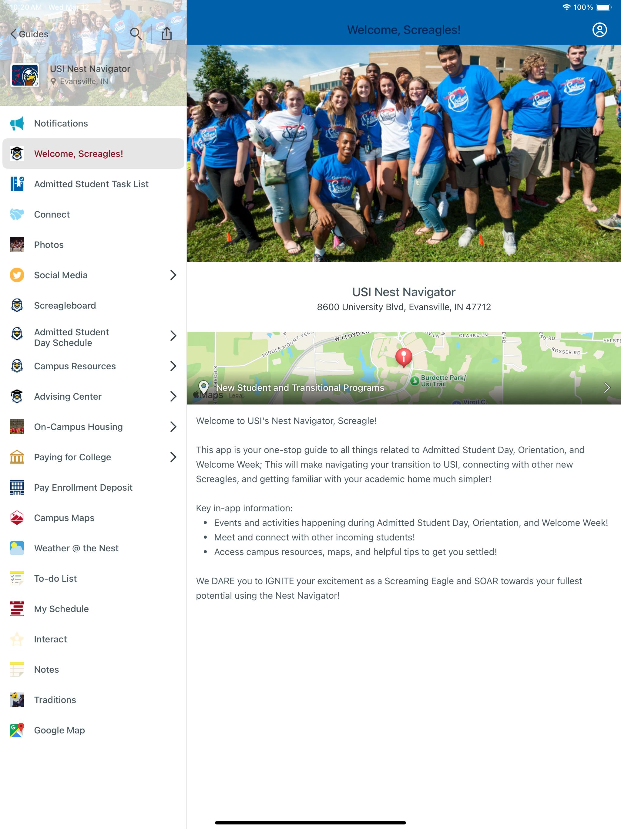 USI Nest Navigator