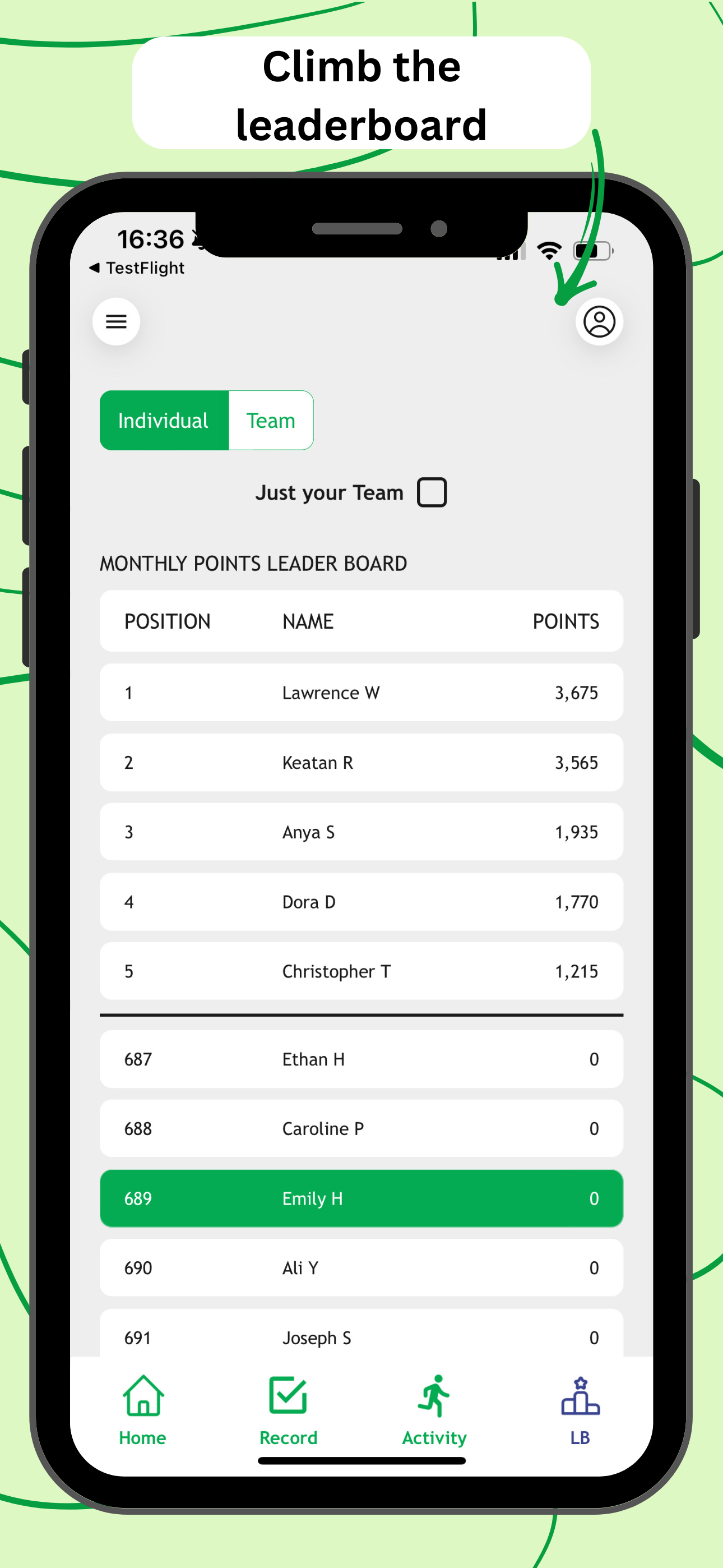 Turn USW Green screenshot 2