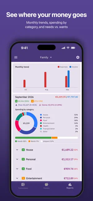 Our Budget: Expense manager screenshot 3
