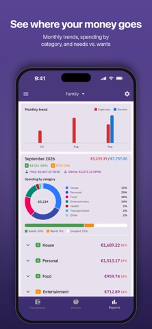 Our Budget: Expense manager Screenshot 3 of 6