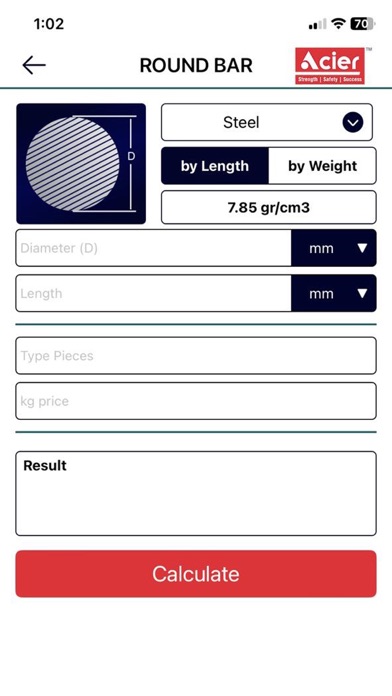 Acier MetalSpecs Pro Screenshot