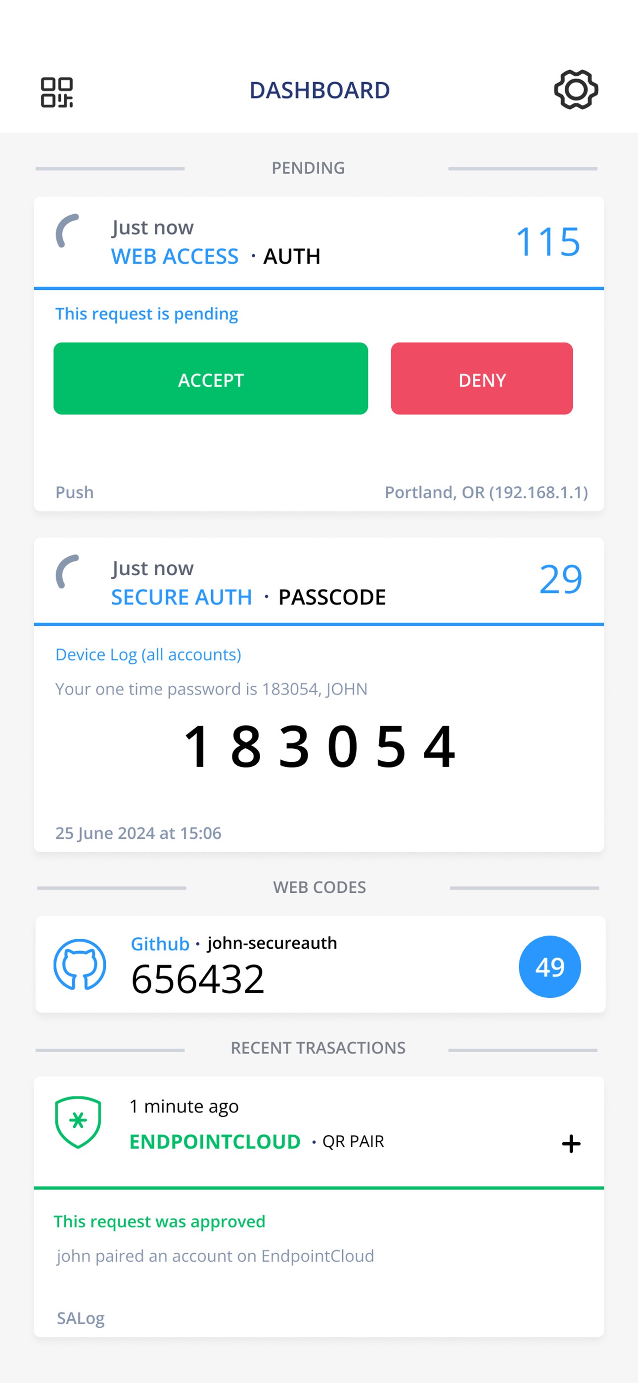 SecureAuth Authenticate screenshot 2