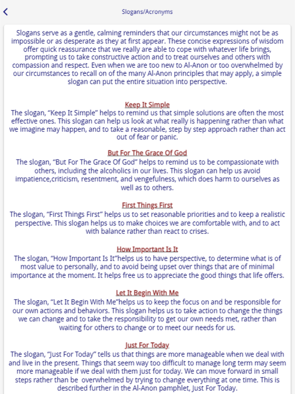 Today's Hope iPad screenshot 3 - Lifestyle app