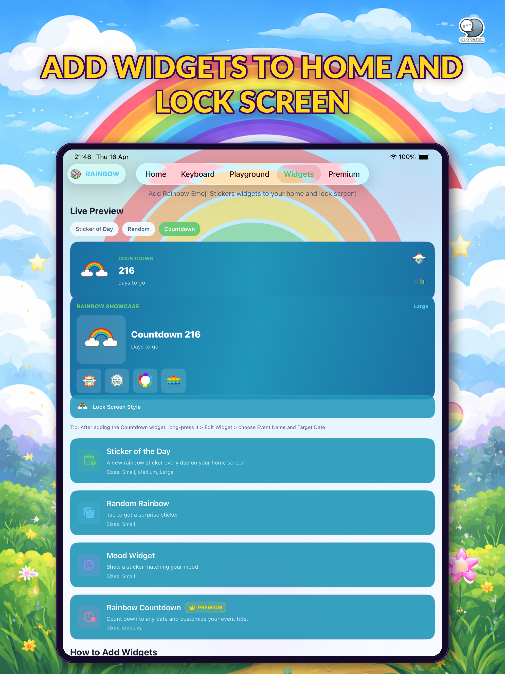 Rainbow Emoji Stickers by CS screenshot 19