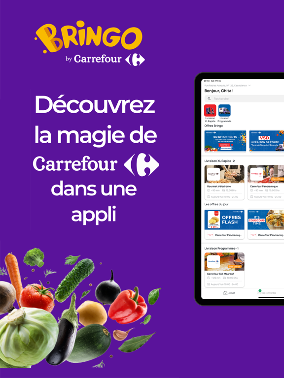Bringo by Carrefour Maroc iPad screenshot 1 - Shopping app