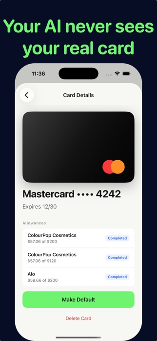 Allowance — Agent Wallet Screenshot 4 of 5