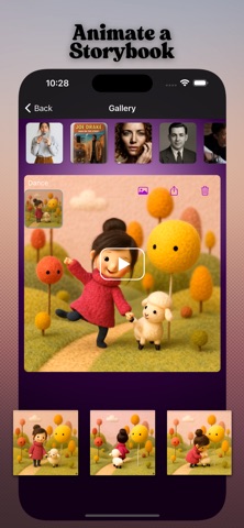 AI Video Generator - Fyra iPhone screenshot