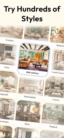 Homia: AI Home Design & Decor iPhone screenshot