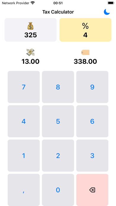 TaxCalculator% Screenshot