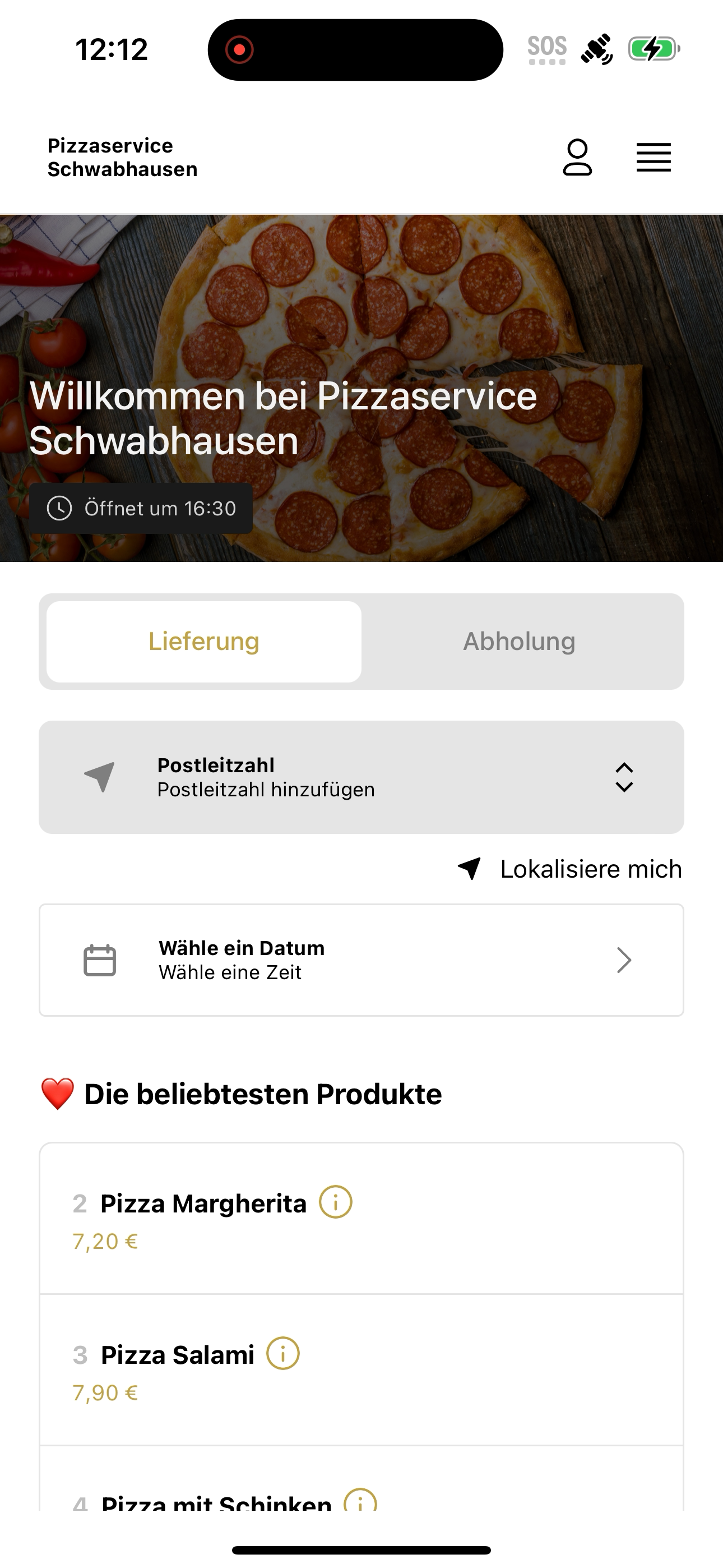 Pizzaservice - Schwabhausen screenshot 6
