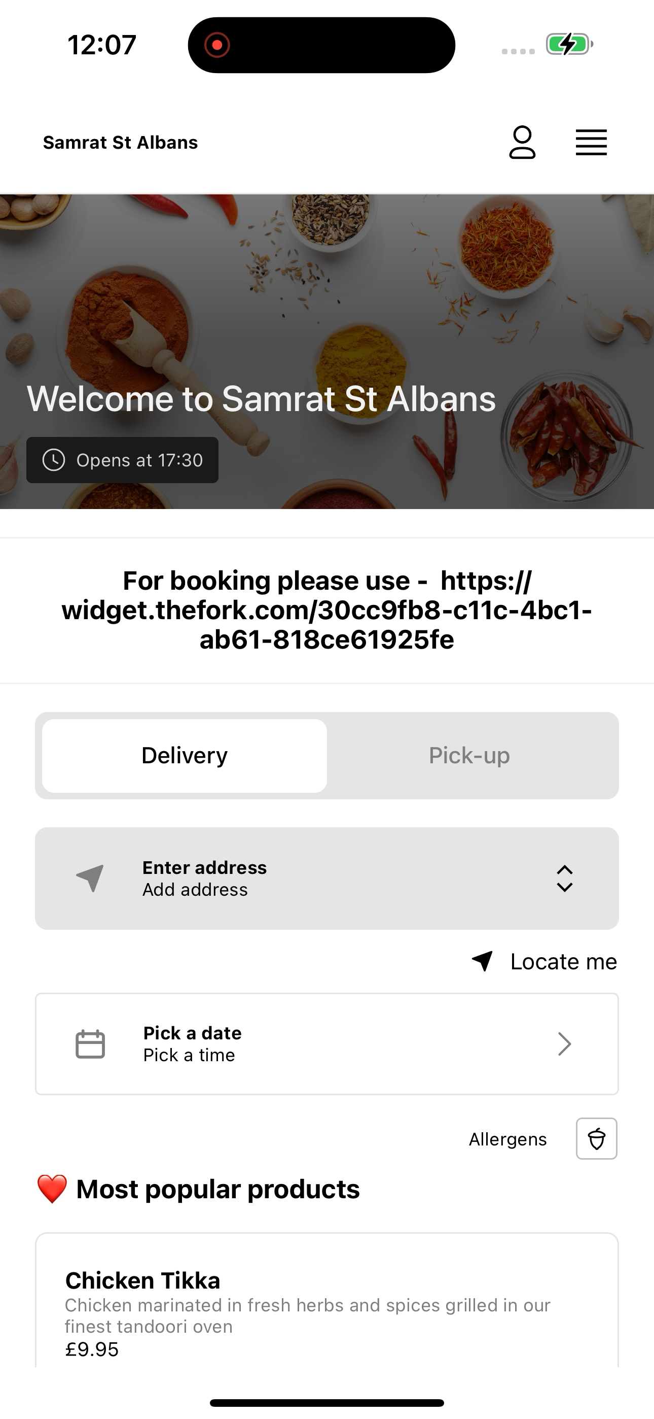 Samrat St Albans screenshot 3