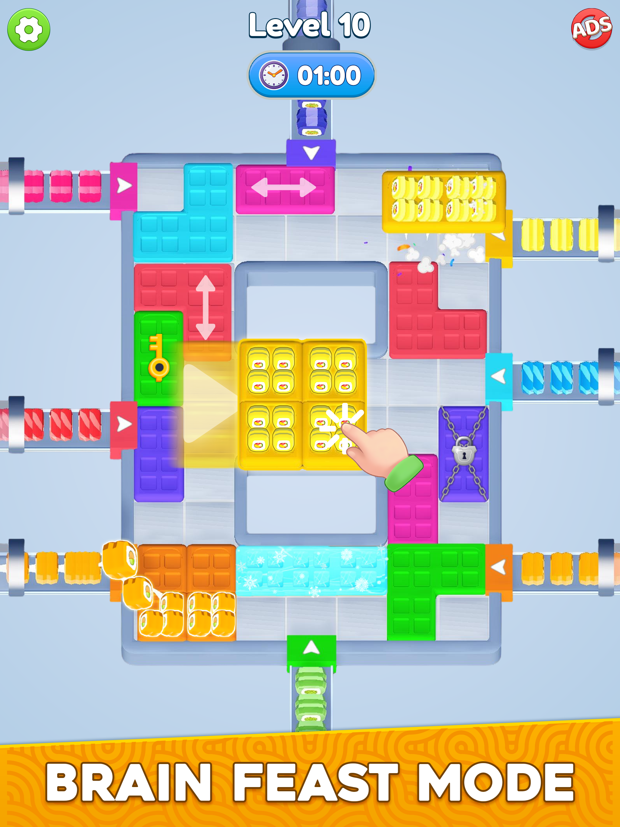 Sushi Sort: Food Puzzle