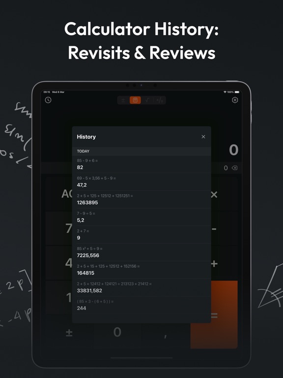 Calculator⊕ iPad screenshot 5 - Utilities app