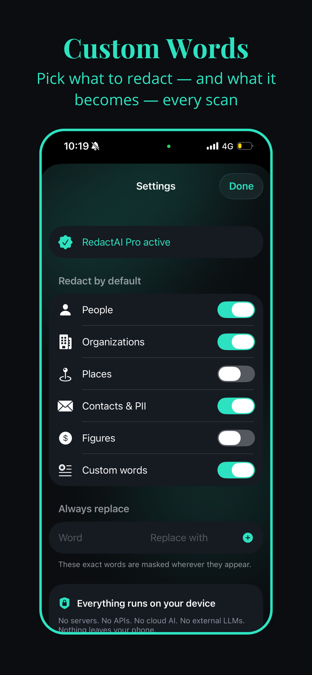 Redact AI: Camera to Text Scan screenshot 5