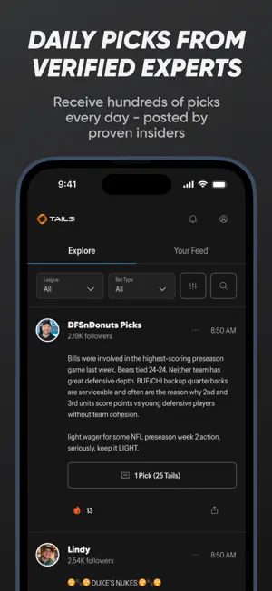 Tails - Expert Picks screenshot 3