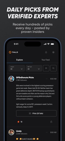 Tails - Expert Picks Screenshot 3 of 5