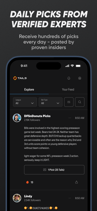 Tails - Expert Picks Screenshot 3 of 5