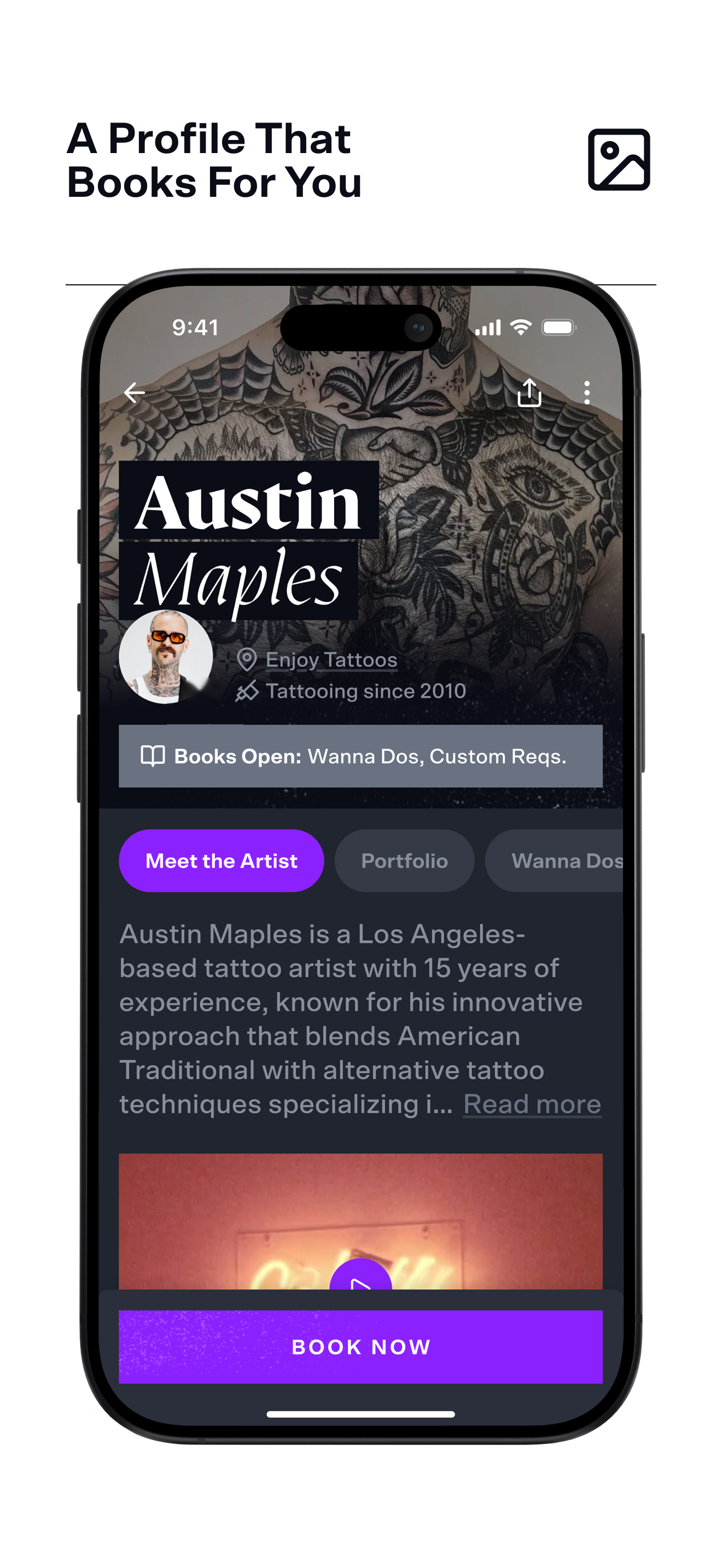 CO:CREATE - Tattoo Booking screenshot 3