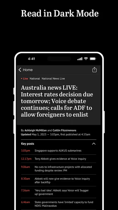 The Age iPhone-skjermbilde 7
