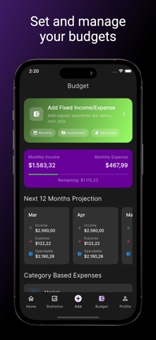 Smart Wallet - Budget Tracker Screenshot 4 of 5