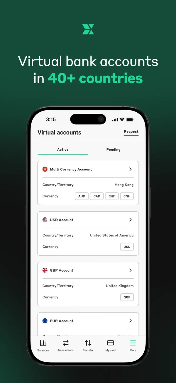 Screenshot #2 pour Currenxie Global Account