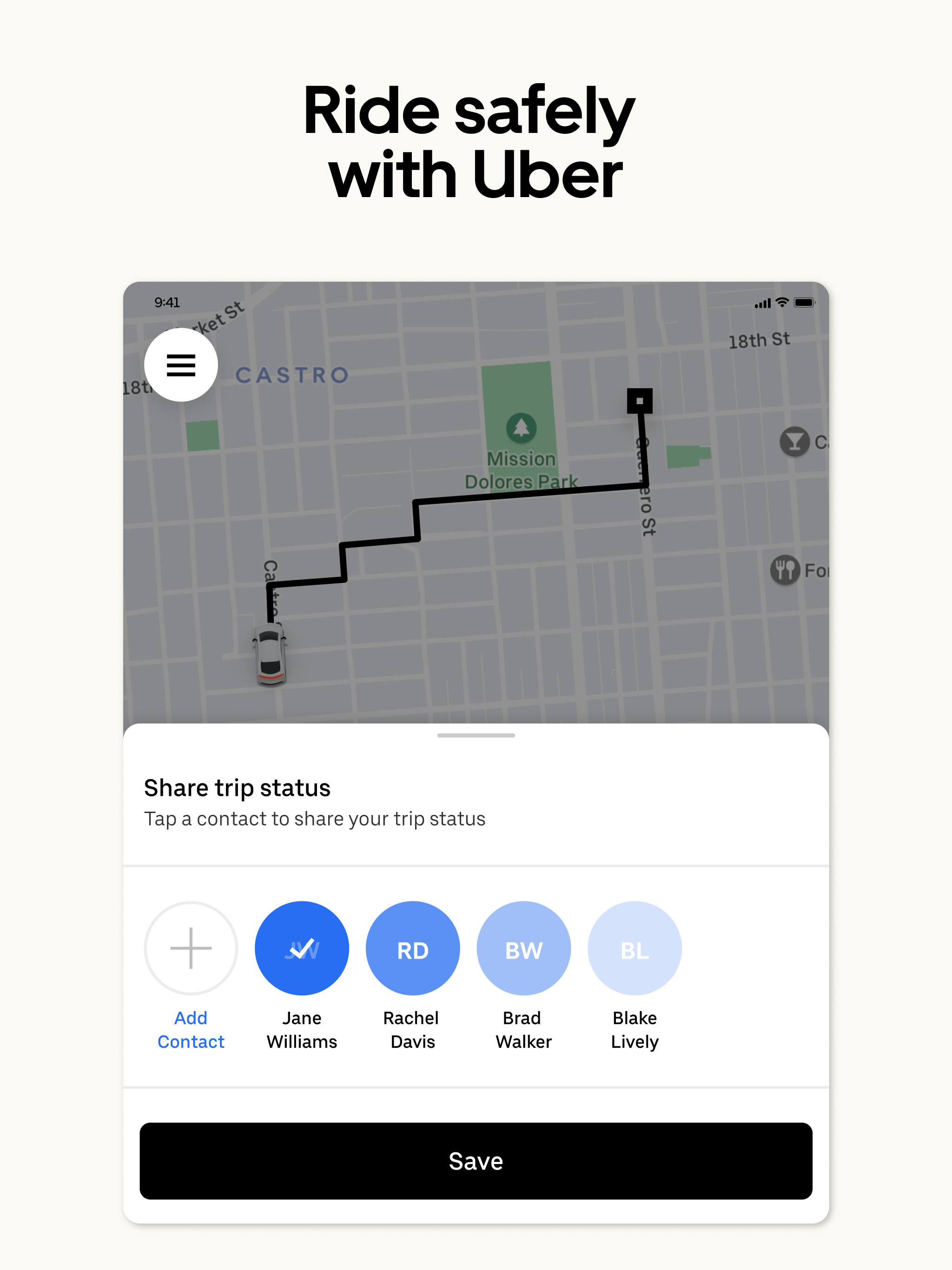 Uber - Request a ride