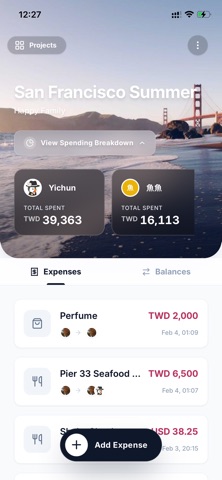 Splitly - Group Expenses Screenshot 3 of 5