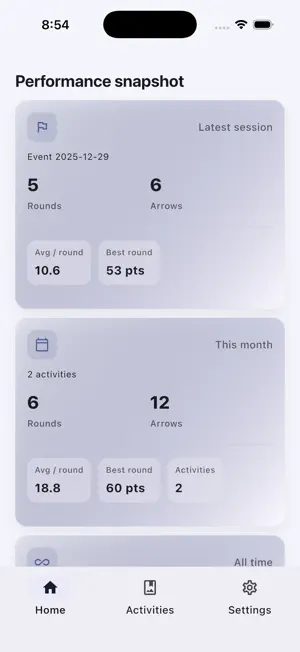 Arrow Log screenshot 2