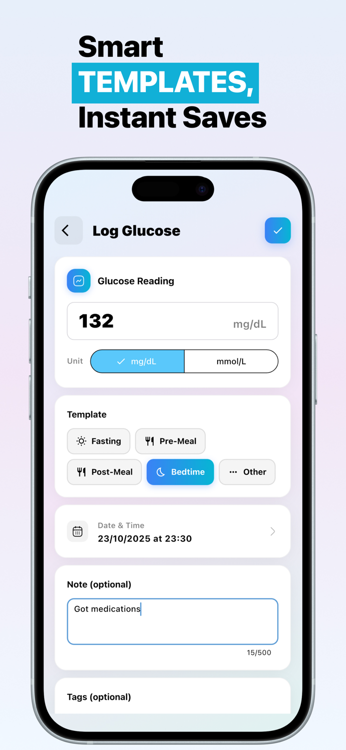 GlucoFlow Diabetes Tracker