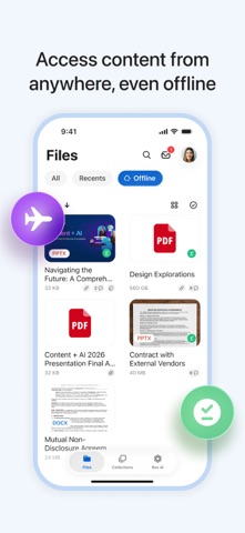 Box: The power of Content + AI iPhone screenshot