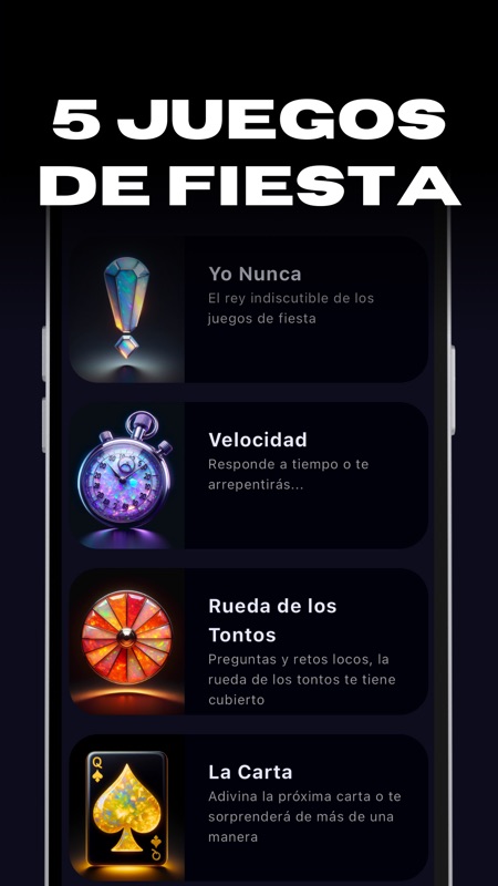 Yo nunca nunca y más - Moon screenshot 1