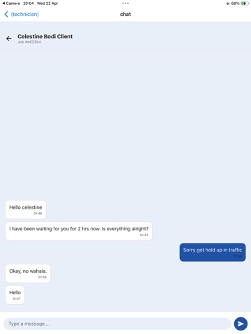 Fixamo iPad screenshot