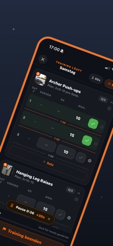 Ascend Calisthenics iPhone screenshot 5