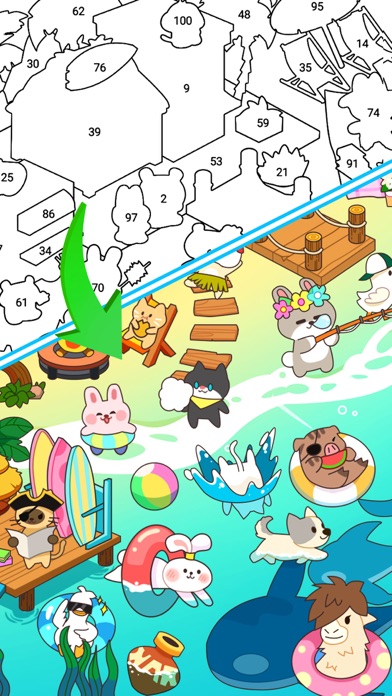 Color Stickers - Book Games Screenshot