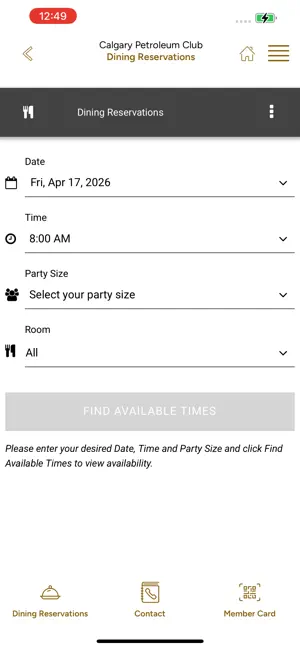 Calgary Petroleum Club screenshot 4