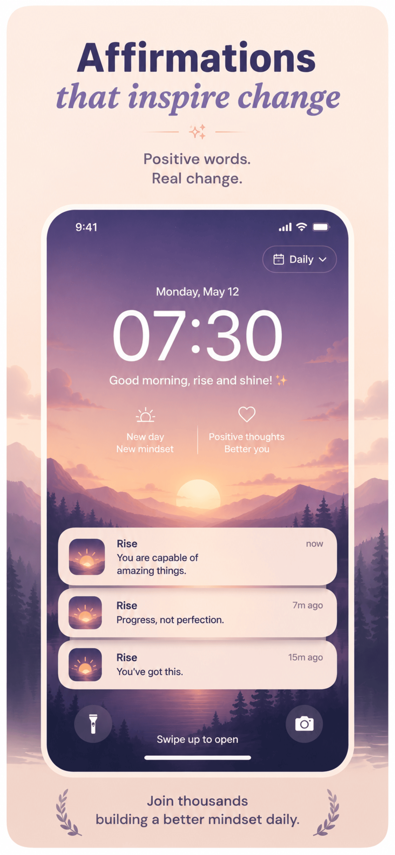 Daily Affirmations - Rise screenshot 7