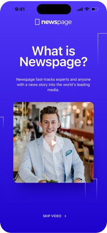 Newspage screenshot