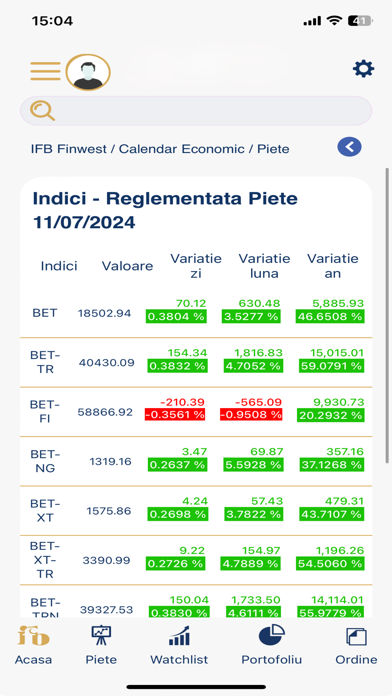 App screenshot