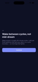 LullCycle: Sleep Cycle Alarm screenshot