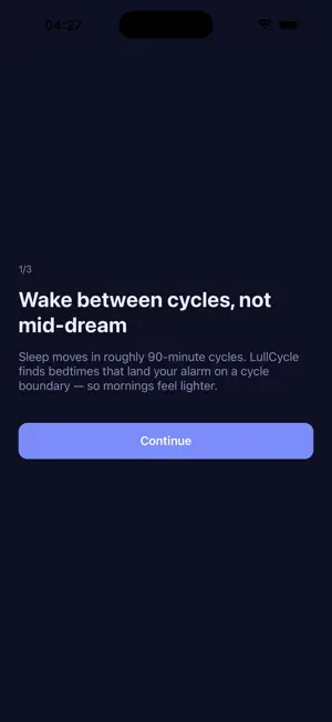 LullCycle: Sleep Cycle Alarm screenshot 2