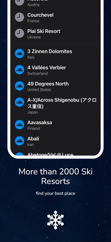 Ski Snow Planner screenshot