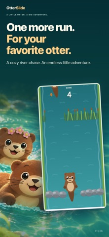 OtterSlide: Otter Runner Game Screenshot 1 of 6