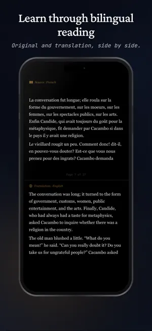 Parallèle Reader screenshot 2