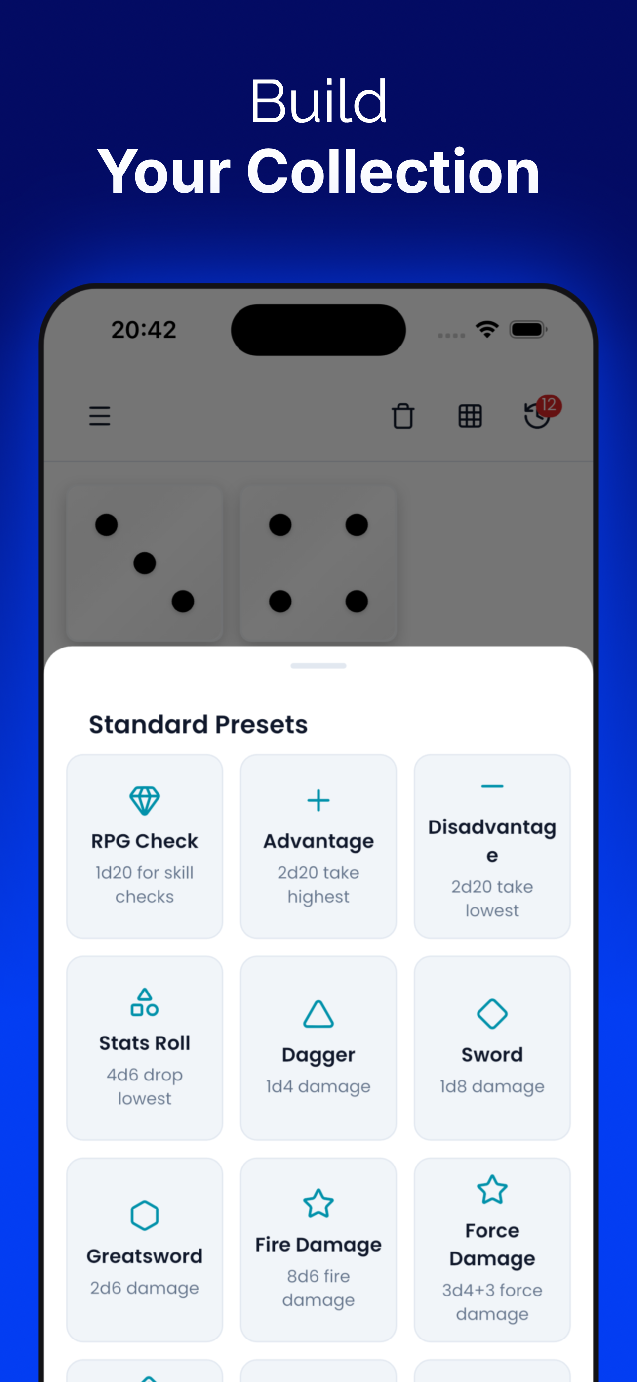 Dice Roller PRO+ screenshot 5