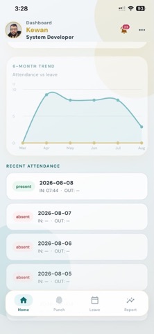 KHSVC Attendance Screenshot 2 of 8